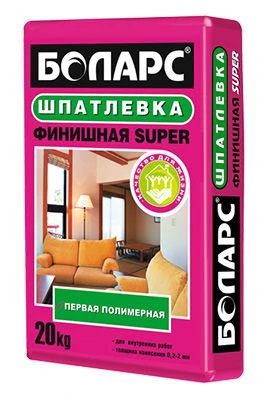 Фото Шпатлевка финишная SUPER Боларс (20 кг)