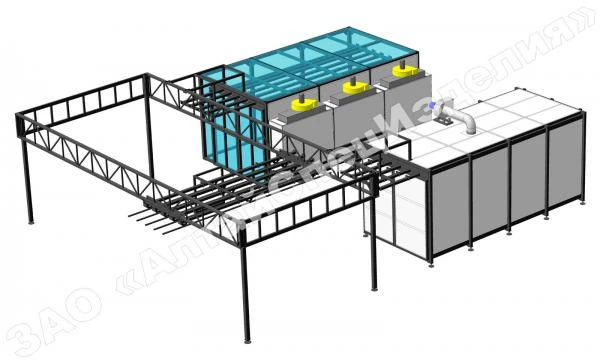 Фото Производство линий полимерной (порошковой) окраски