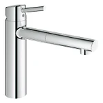 фото Grohe Concetto 31129001 Смеситель для кухни, выдвижной излив