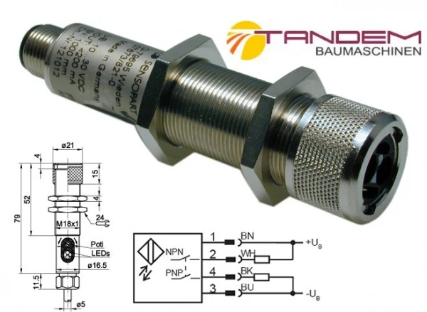 Фото Оптоволоконный усилитель FMS 18-34 U-60 SensoPart 510-51588