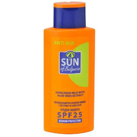 Фото Солнцезащитное молочко с с экстрактом алоэ вера SPF 25 200 ml