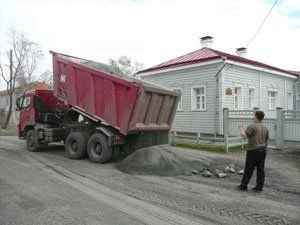 Фото Отсыпка участка под строительство