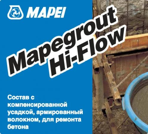 Фото Материал для ремонта бетона MAPEGROUT HI-FLOW Серый 25кг