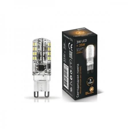 Фото Лампа светодиодная LED 3Вт GY6.35 AC85-265В 4100К; SS107719203