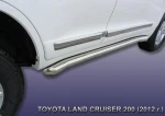 фото Slitkoff Защита порогов d76 с гибами Toyota Land Cruiser 200 2012