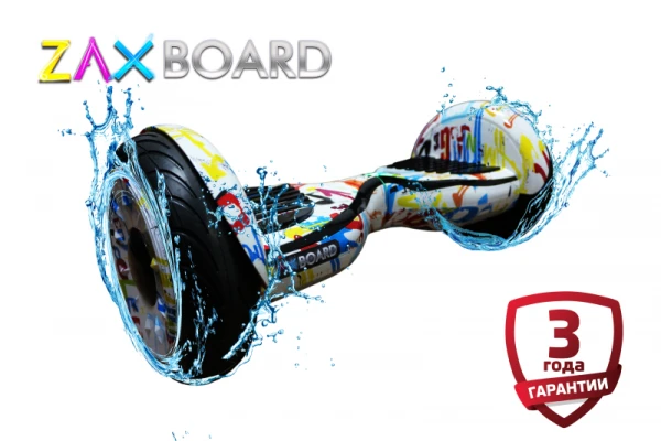 Фото Гироскутер Zaxboard ZX-11 Граффити с защитой от воды