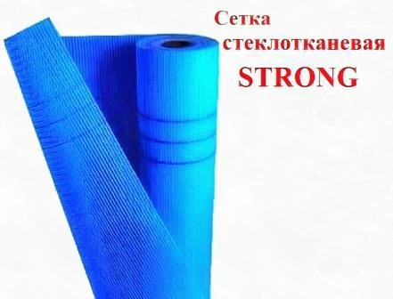 Фото Сетка стеклотканевая фасадная STRONG с ячейкой 5мм х 5мм плотностью 160 г/кв.м