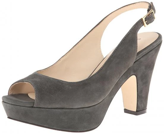 Фото Sacha London Women's Elga Platform Pump, Grey Kid Suede