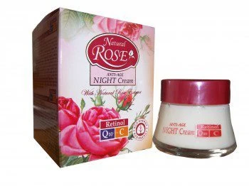 Фото Крем для лица ночной Anti-Age Natural Rose Q10 45+ Arsy Cosmetics 50 ml