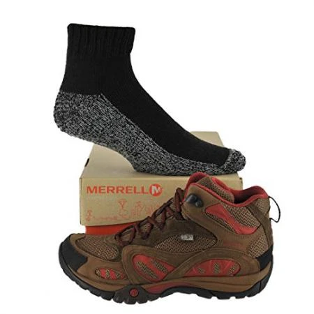 Фото Merrell Women's Azura Mid Waterproof Shoe with FREE Made in USA socks Bundle