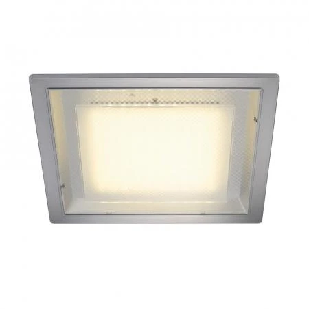 Фото ECO LED SQUARE светильник встраиваемый 230В c 100 SMD LED 10Вт (12.2Вт), 3000K, 800lm, серебристый | 160294 SLV