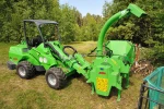 фото Гидравлический измельчитель веток навесной на погрузчик Greenmech ECO 150 TMP HYD