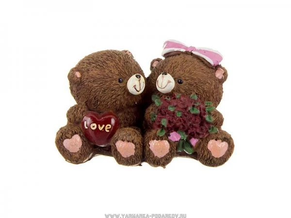 Фото Фигурка lovely bears 9х6.2х6 см.