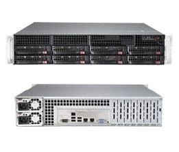 Фото Серверная платформа Supermicro SYS-6028R-TR (2U/2xLGA2011-R3/iC612/16xDDR4/8x3.5 SATA/2Glan/IPMI/VGA/740W 1+1)