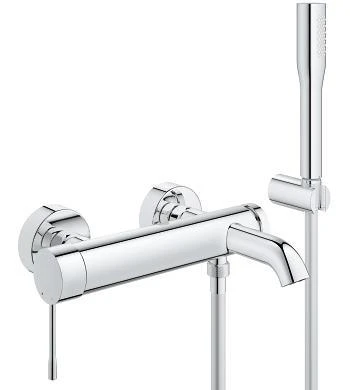 Фото Grohe Essence New 33628001 смеситель для ванны с душевым гарнитуром