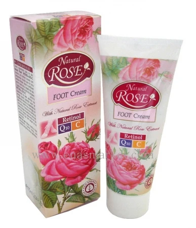 Фото Регенерирующий крем для ног Anti-Age Natural Rose Q10 45+ Arsy Cosmetics 75 ml