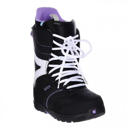 Фото Burton Ботинки для сноуборда женские Burton Coco Black/True Purple