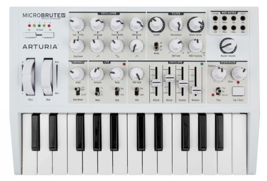 Фото Синтезатор Arturia MicroBrute SE White