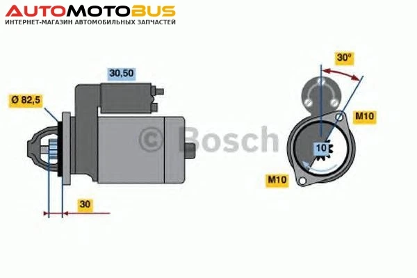 Фото Стартер Bosch 0986014660