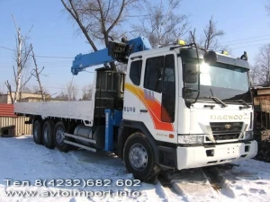 Фото Грузовик с КМУ Daewoo 2004г