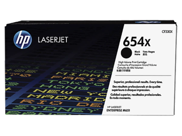 Фото Расходные материалы HP 654X Black Toner Cartridges