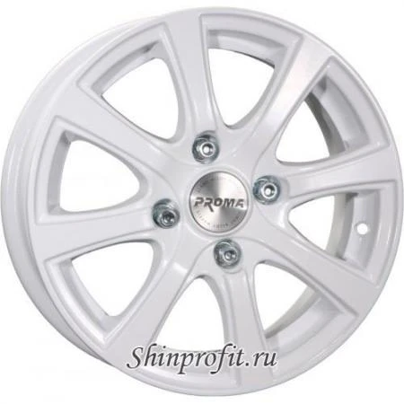 Фото Proma Колизей 6x15/4x114.3 D66.1 ET40 Белый