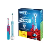 фото Электрическая зубная щетка Oral-B Family pack Pro 500 Stages Power Frozen