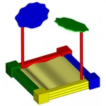 фото Песочница П-1.3