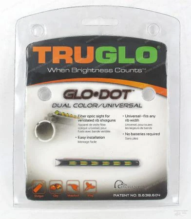 Фото Мушка TG90D Glo-Dot Universal оптоволоконная универсальная двухцветная (красный и зеленый) самоклеющаяся